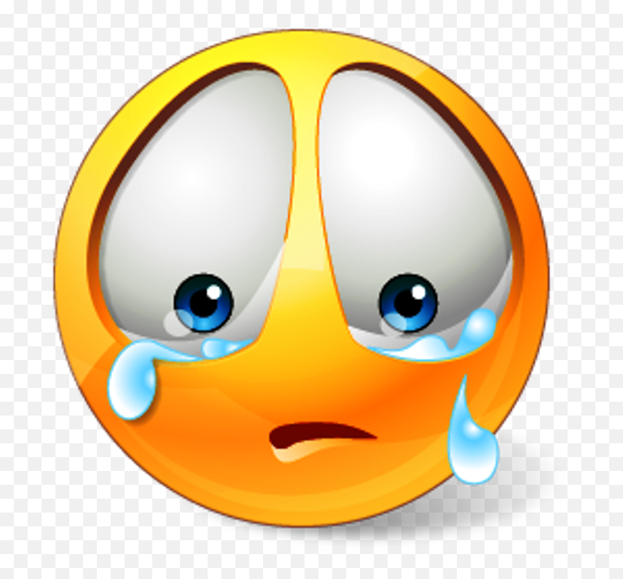 Sad Smiley Face - Whatsapp Dp Crying Emoji Dp,Sad Emoji Png