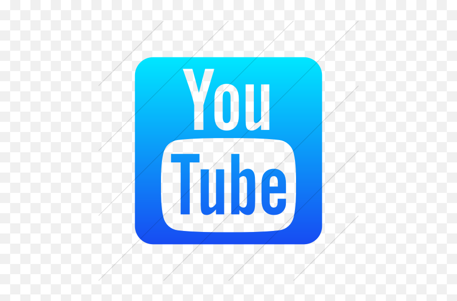 Simple Ios Blue Gradient Foundation 3 - Youtube Emoji,Blue Youtube Logo