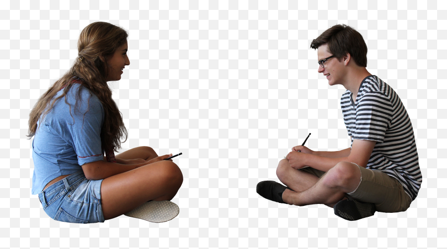 Sitting - People Sit Cut Out Emoji,People Sitting Png