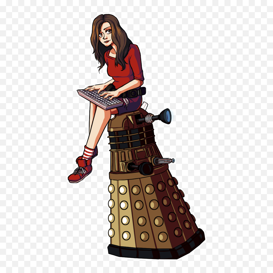 I Think The Doctor Should Have Rescued Her Anyway - Doctor Daleks Girl Emoji,Tardis Clipart