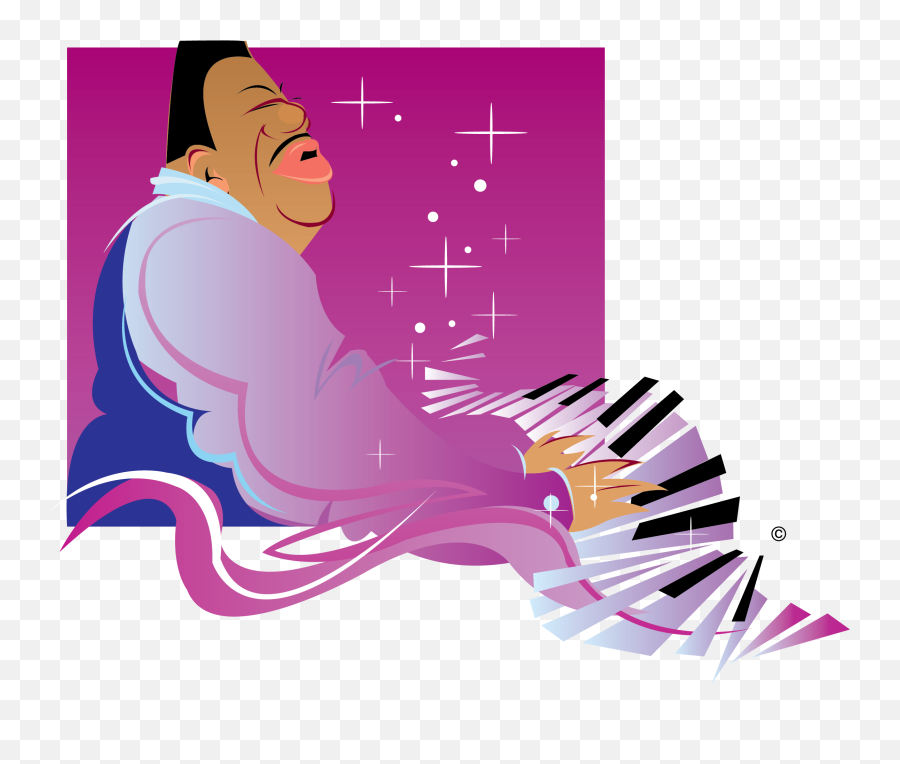 Piano Musician Clip Art - New Orleans Free Vector Clip Art Illustration Emoji,Singer Clipart