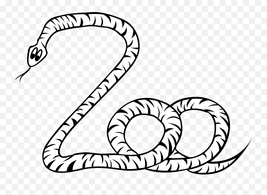 Snake Clipart - Full Size Clipart 5561055 Pinclipart Viper Transparent Background Png Emoji,Snake Clipart Black And White