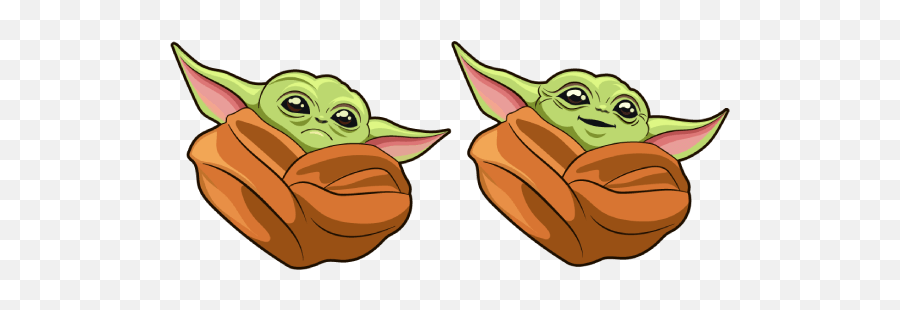 Star Wars Baby Yoda Cursor - Mouse Bebe Yoda Emoji,Baby Yoda Png