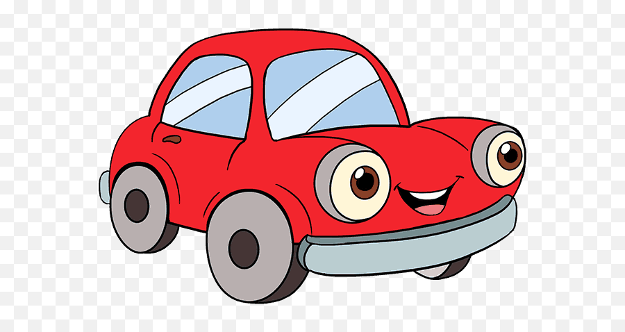 Drawn Race Car Animated - Cartoon Clipart Car Png Emoji,Red Race Car Clipart