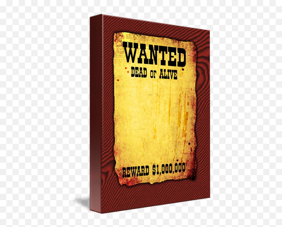Wanted Poster By Stasys Eidiejus - Comitiva Os Vaqueiros Emoji,Wanted Poster Png