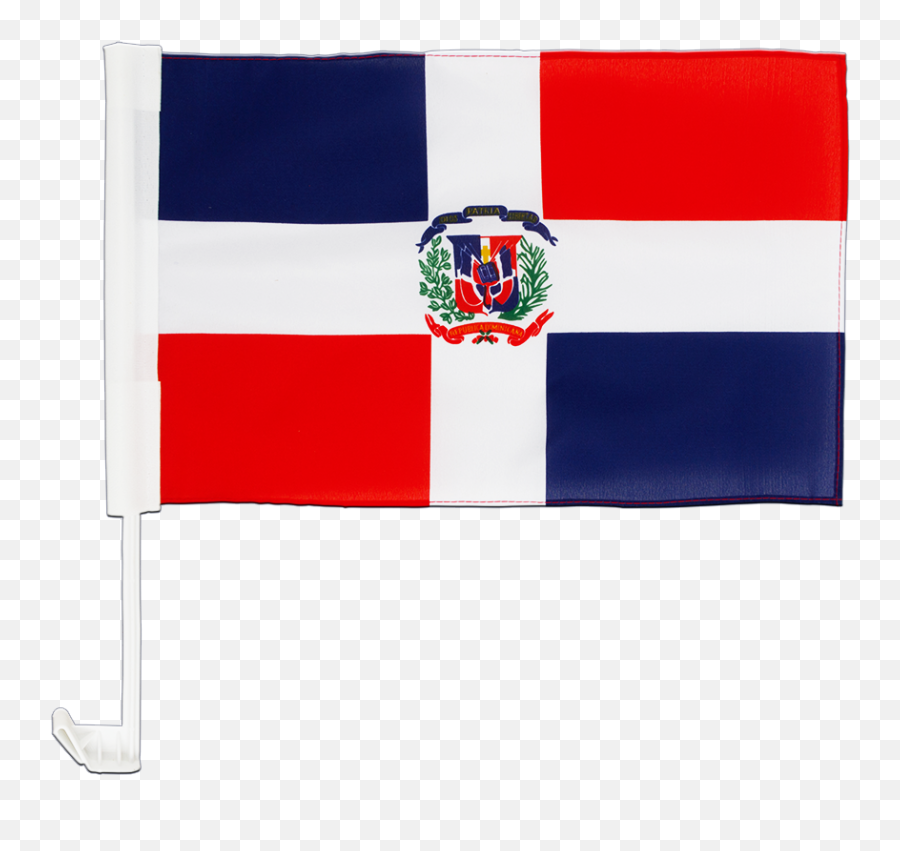 Car Flag - Flag Of The Dominican Republic Emoji,Dominican Republic Flag Png