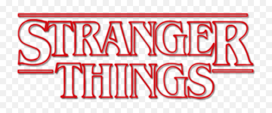Stranger Things - Vertical Emoji,Stranger Things Logo