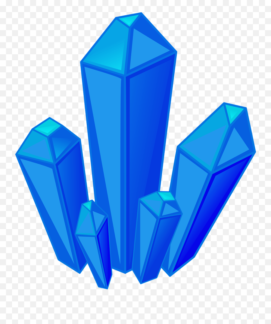 Berg Crystal Quartz Blue Crystal Png - Mineral Clipart Emoji,Crystal Png