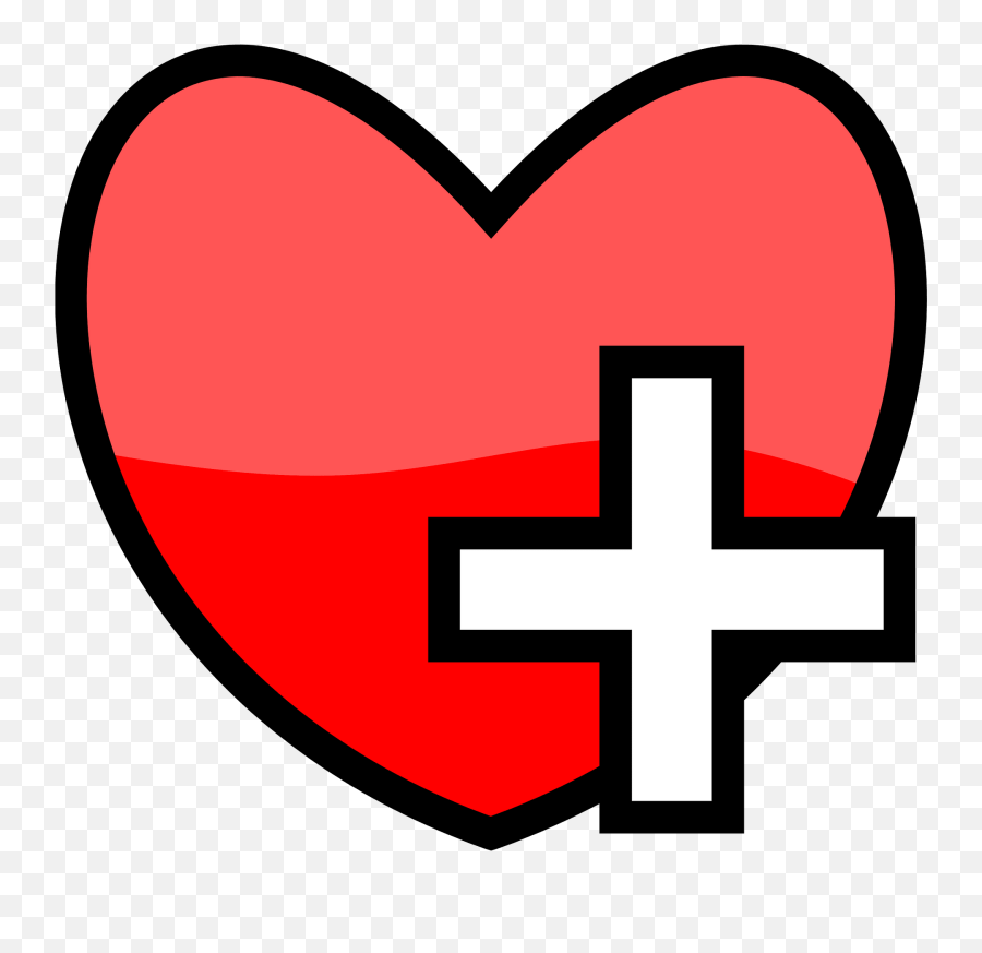 Heart Clipart Free Download Transparent Png Creazilla Emoji,Heart Cross Clipart