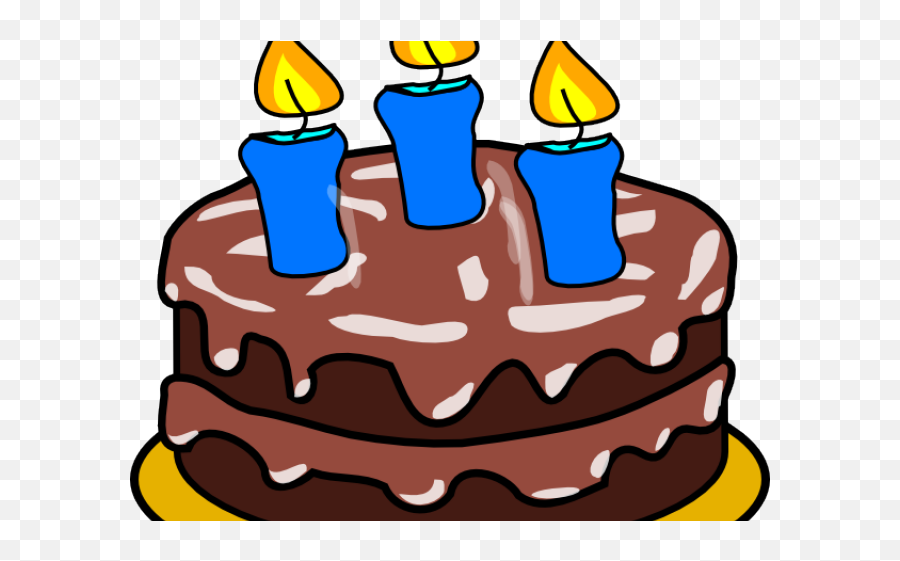 Birthday Cake Clipart Candle - Happy Birthday Cake Art Png Emoji,Happy Birthday Cake Clipart