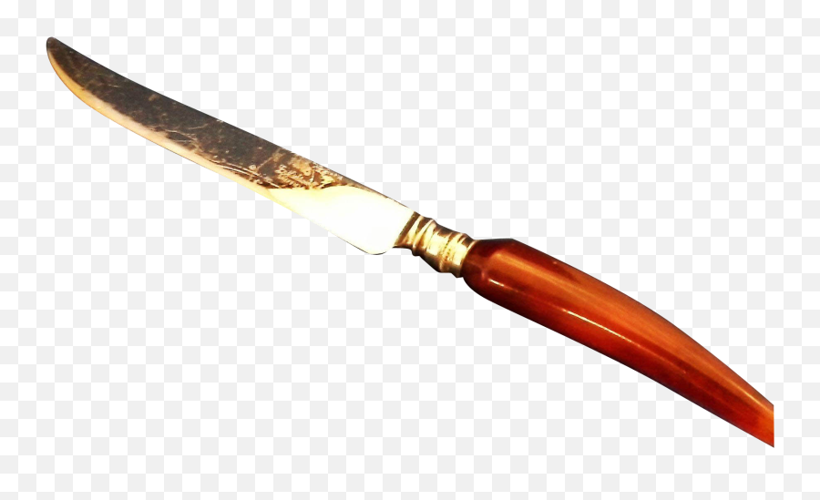 Englishtown Cutlery Carving Knife Deep Red Marbled Bakelite Emoji,Chef Knife Clipart