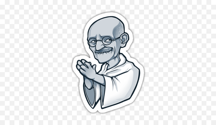 Clipart Mahatma Gandhi Png Images Download - Yourpngcom Emoji,Jaw Clipart