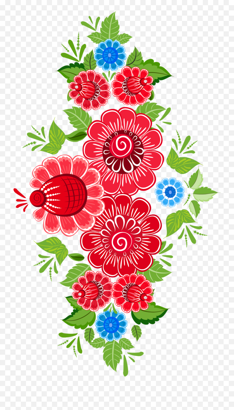 Mexican Flower Png - Vector Mexican Flowers Png Emoji,Mexican Clipart