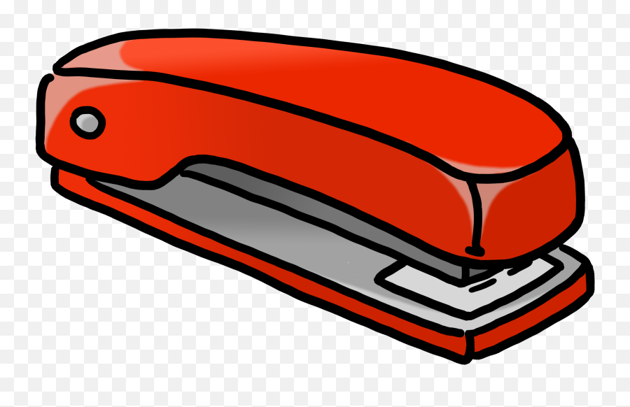 Red Stapler Clipart - Stapler Clipart Png Emoji,Red Clipart