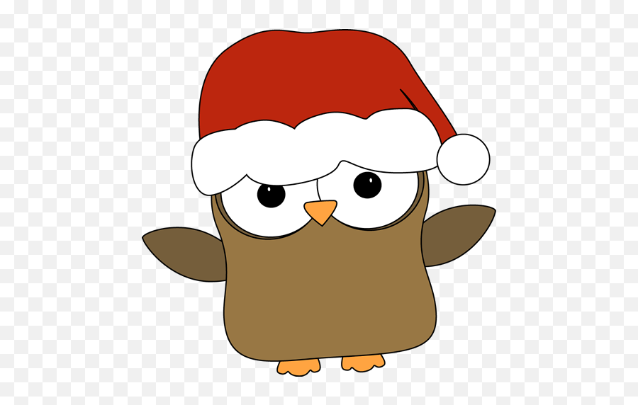 Download Santa Hat Clipart Png New Calendar Template Site - Owl Christmas Clipart Emoji,Santa Hat Clipart