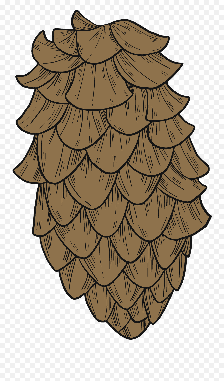 Pine Cone Clipart - Red Pine Emoji,Pine Cone Clipart