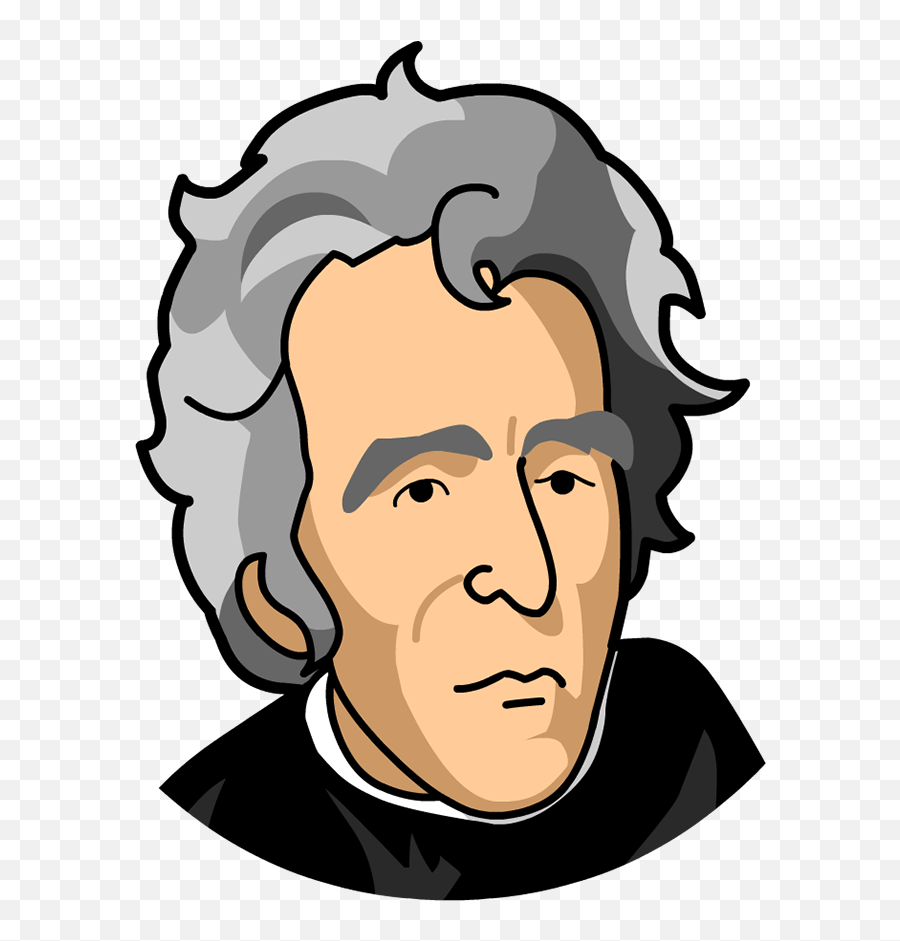 Cartoon Pictures Of Andrew Jackson Clipart - Full Size Cartoon Andrew Jackson Drawing Emoji,Abraham Lincoln Clipart
