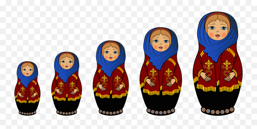 Russian Nesting Dolls - Glogster Clipart Full Size Clipart Russian Nesting Dolls Png Emoji,Dolls Clipart
