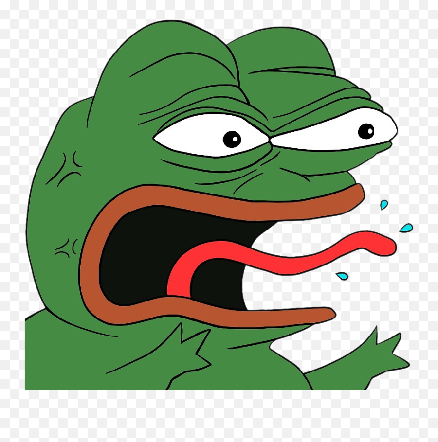 Angry Pepe Pepe The Frog Png - Pepe Angry Emoji,Frog Png