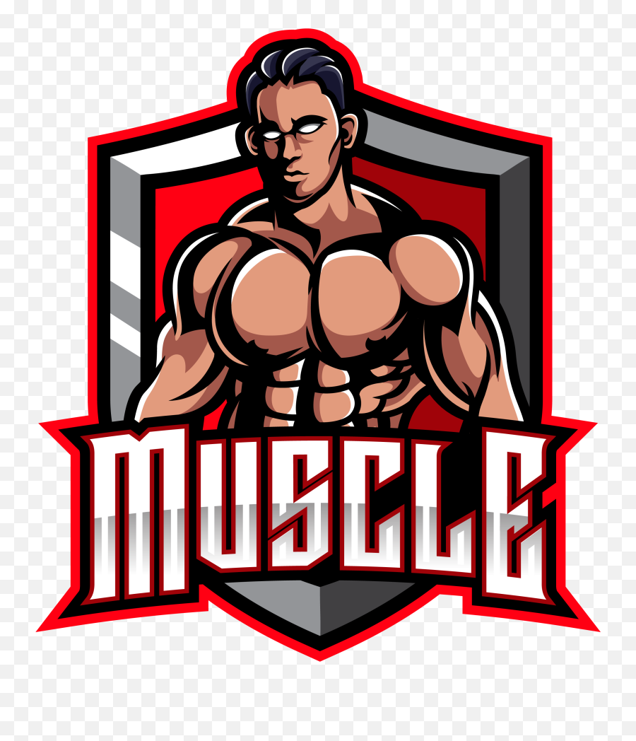 Muscle Fighter Esports Mascot Logo U2013 Graphicsfamily Emoji,Esports Mascot Logo