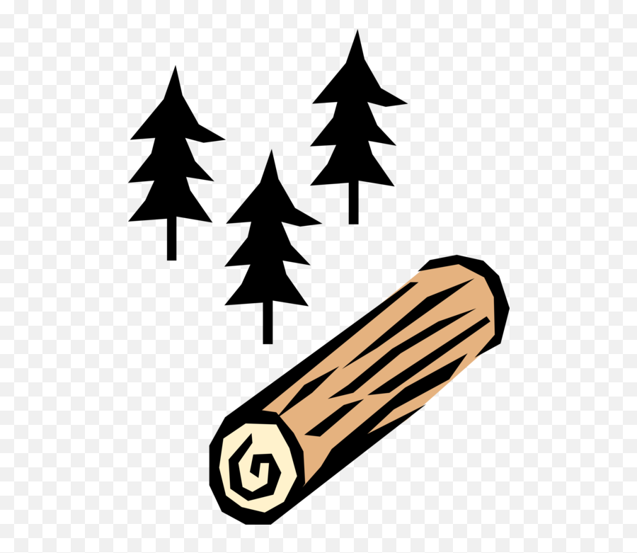 Vector Illustration Of Forest Industry Coniferous Evergreen Emoji,Evergreen Clipart