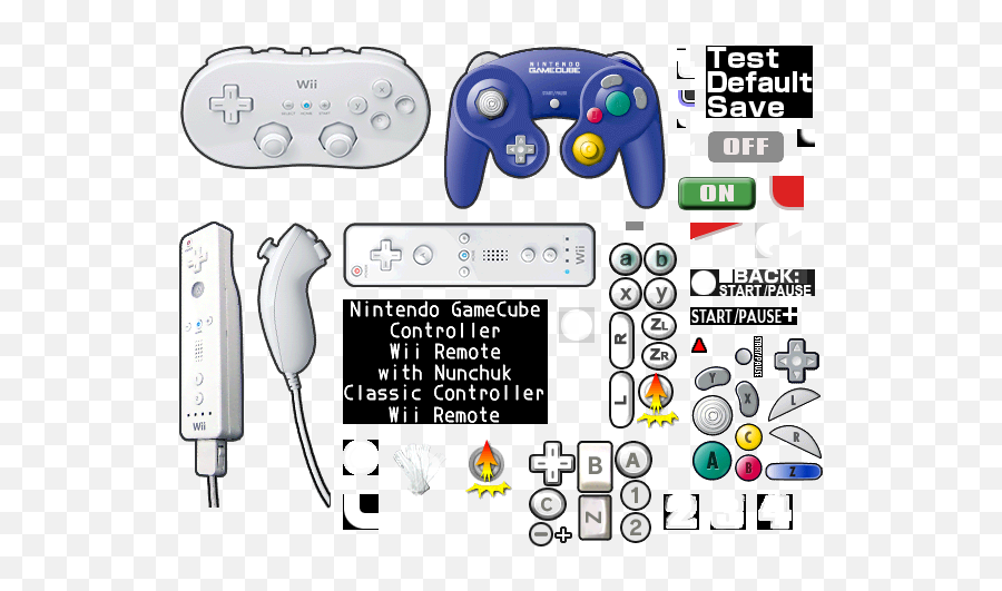 Wii - Super Smash Bros Brawl Button Configuration The Emoji,Gamecube Controller Transparent