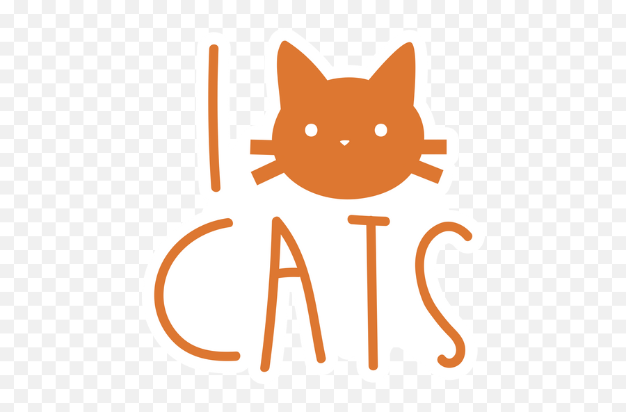 I Love Cats Sticker - Sticker Mania Emoji,Cute Cat Transparent