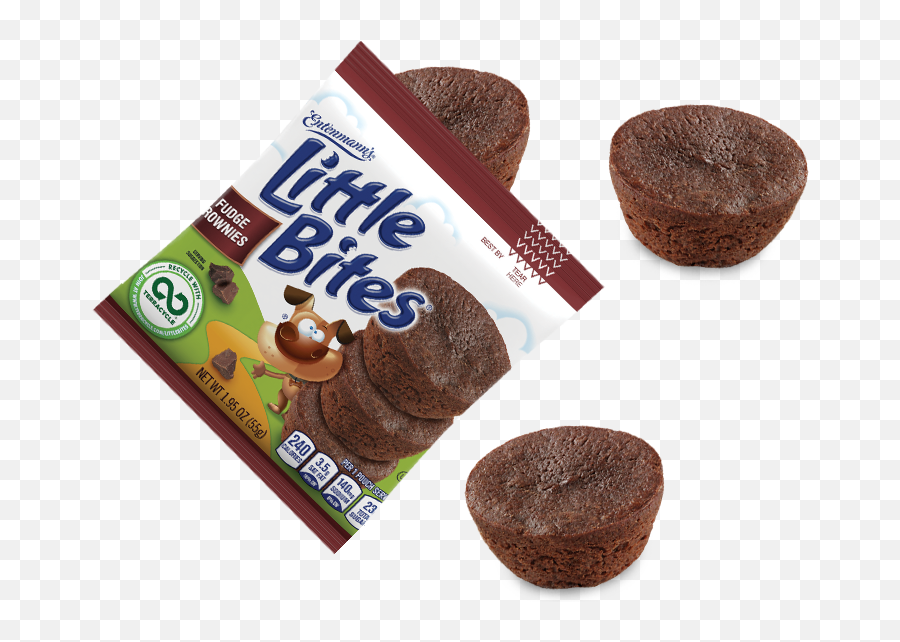 Little Bites Fudge Brownies Little Bites Snacks Emoji,Brownies Png