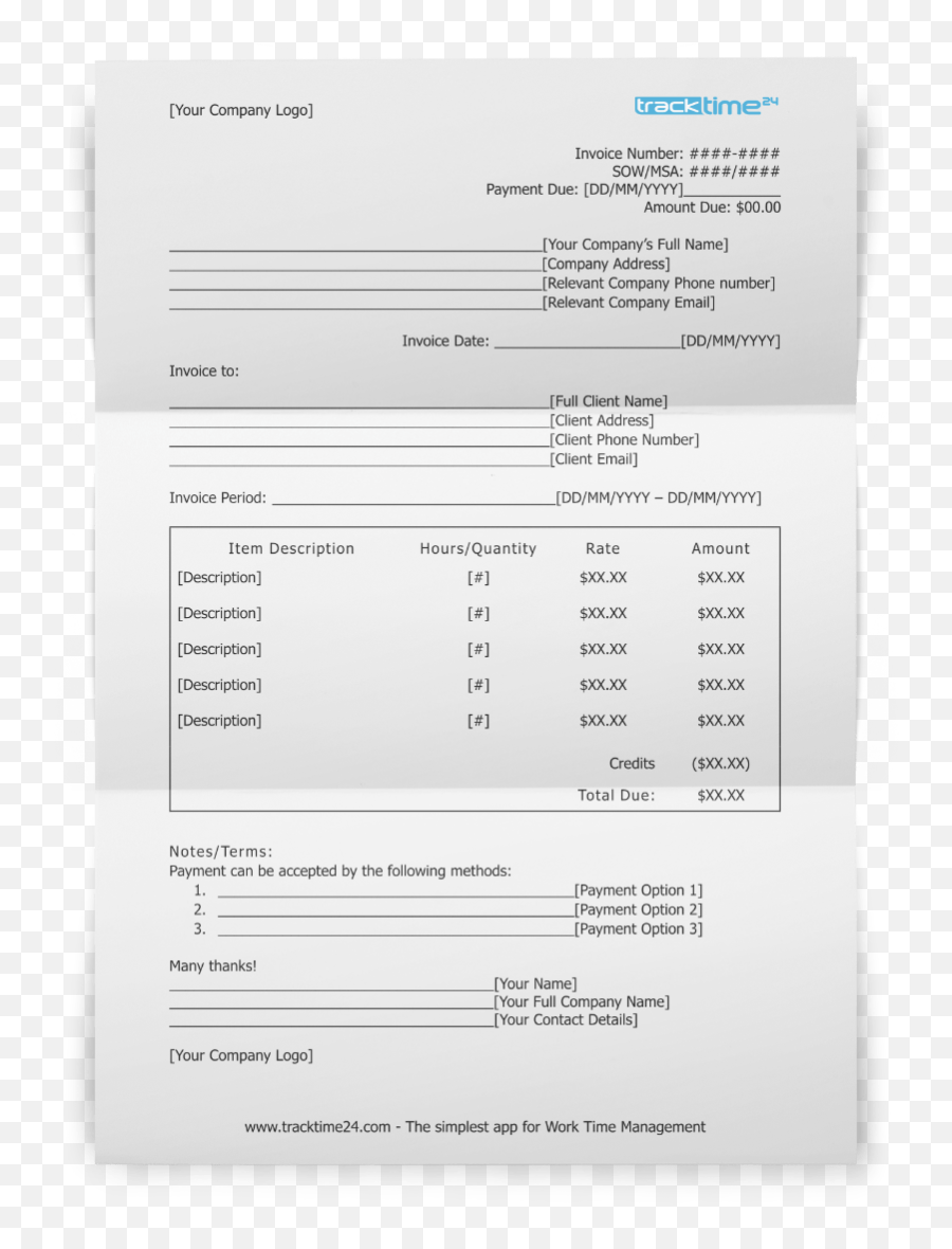 Get Paid Promptly With Our Free Blank Invoice Template Emoji,Blank Logo Template
