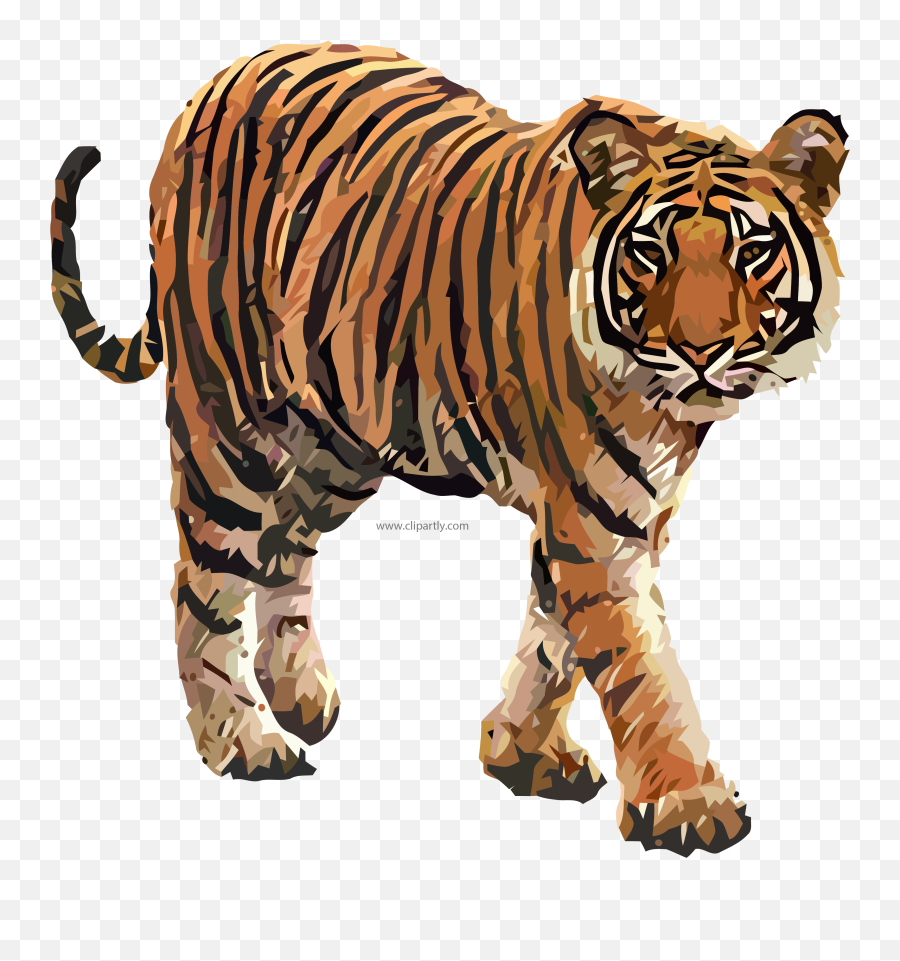 Come Tiger Clipart Png Image Www - Royal Bengal Tiger Transparent Emoji,Tiger Clipart