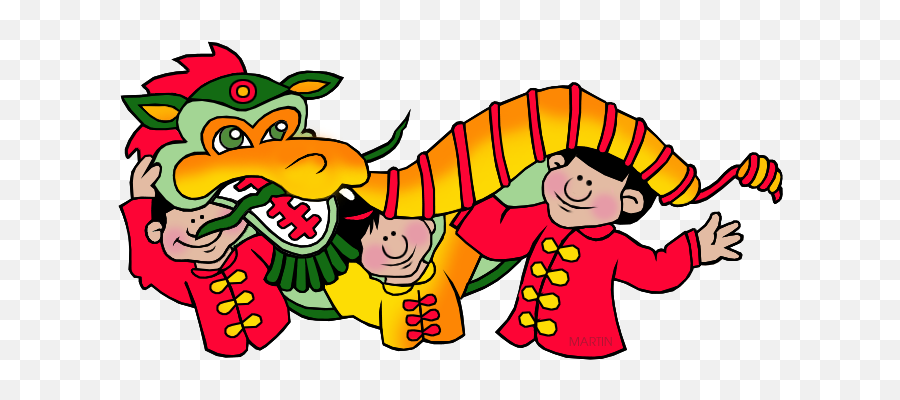 Ancient China Clip Art - Happy New Year Chinese Clipart Emoji,Parade Clipart