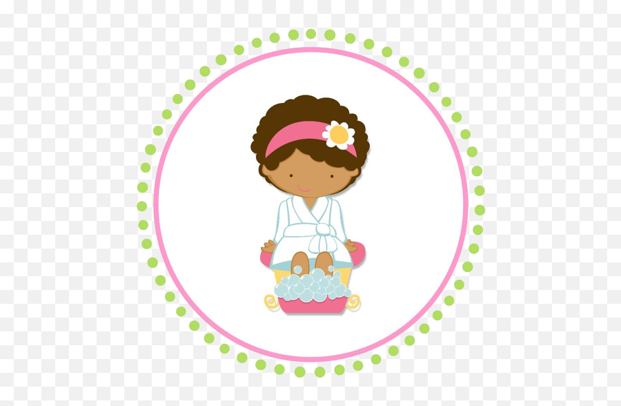 Girl Spa Party - Spa Party Png Emoji,Spa Clipart