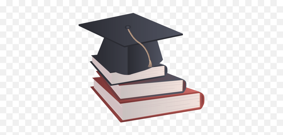 Graduation Clipart Book Graduation - Books And Graduation Cap Clipart Emoji,Cap And Gown Clipart