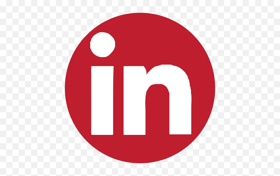 Rs Linkedin Social Media Icon - Red Icon Linkedin Logo Emoji,Social Media Icons Transparent