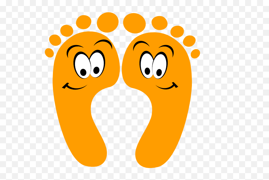 Feet Cartoon - Funny Feet Clipart Emoji,Walking Feet Clipart