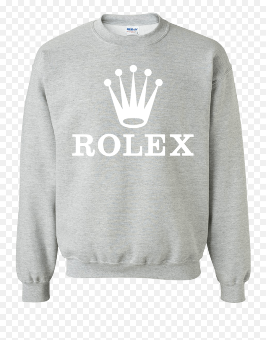 Rolex Logo Crewneck Pullover Sweatshirt - Ysl Sweater Emoji,Rolex Logo