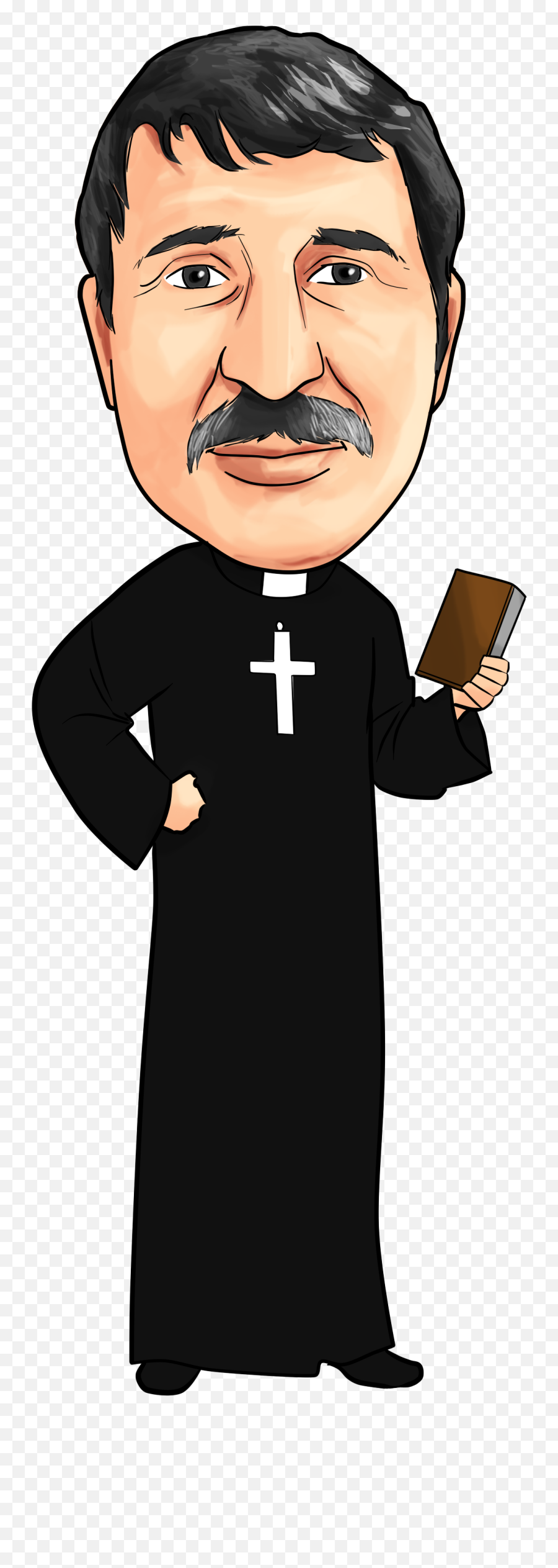 Caricature Png Emoji,Priest Clipart
