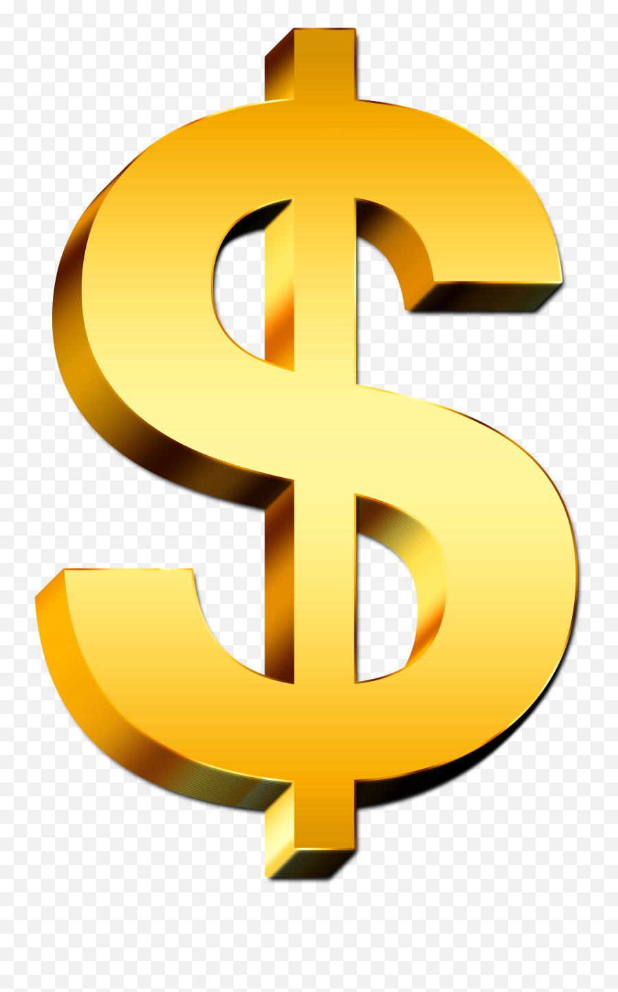 Clip Art Transparent Dollar Sign - Dollar Sign Png Emoji,Dollar Sign Clipart