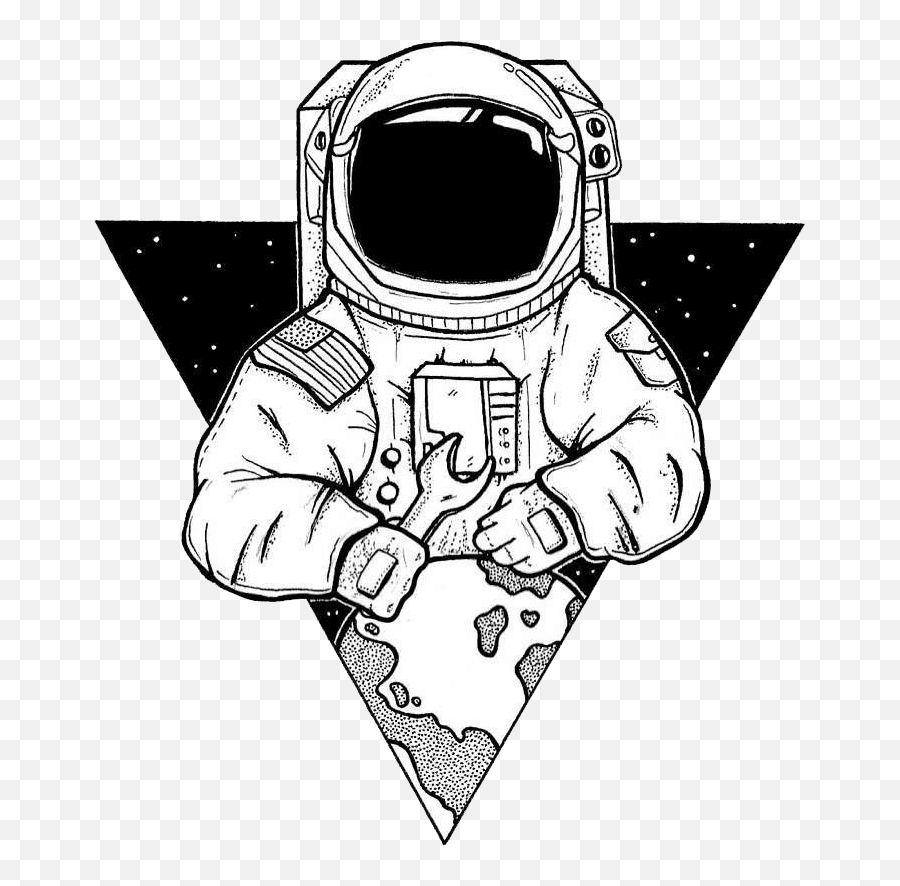 Astronaut Artwork Transparent - Transparent Background Astronaut Cartoon Emoji,Astronaut Clipart