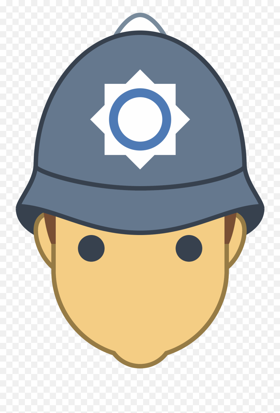British Police Officer Icon - Police Hat Transparent Uk Emoji,Police Hat Clipart