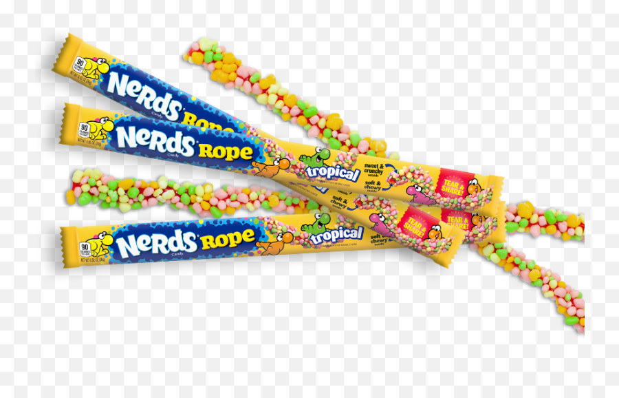 Soft Chewy And Fruity Nerds Rope Candy - Tropical Nerds Rope Emoji,Chewy Logo
