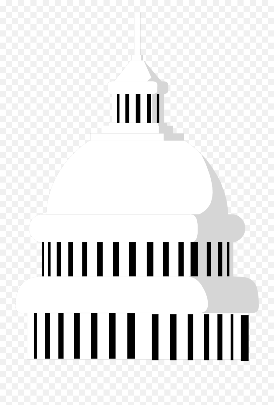 Washington Dc No Background - Capitol Building Black Background Emoji,Capitol Building Png