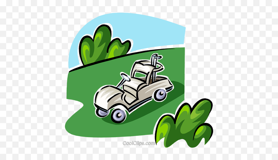 Golf Cart Royalty Free Vector Clip Art - Drawing Emoji,Golf Carts Clipart