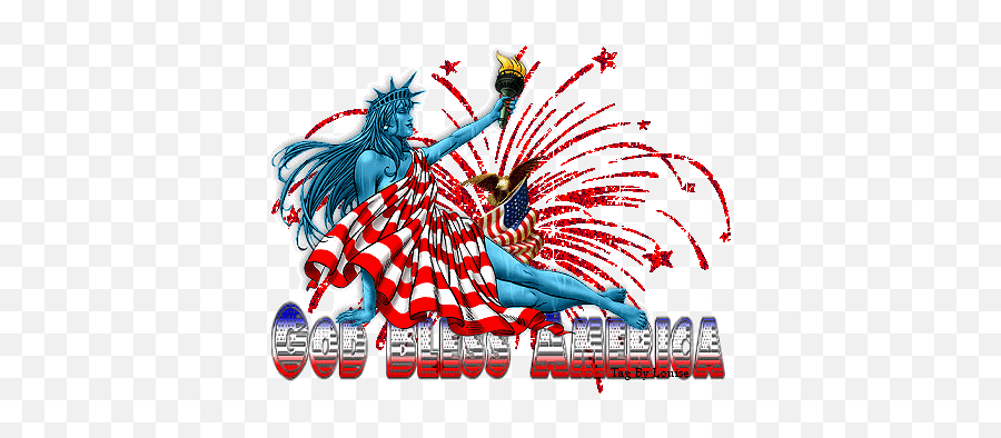 God Bless America - Transparent 4th Of July Gif Emoji,God Bless America Clipart
