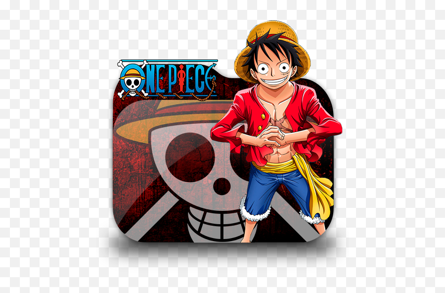 About One Piece Wallpaper One Piece Luffy 4k U0026 Gifs - One Piece Folder Icon Emoji,Trafalgar Law Logo