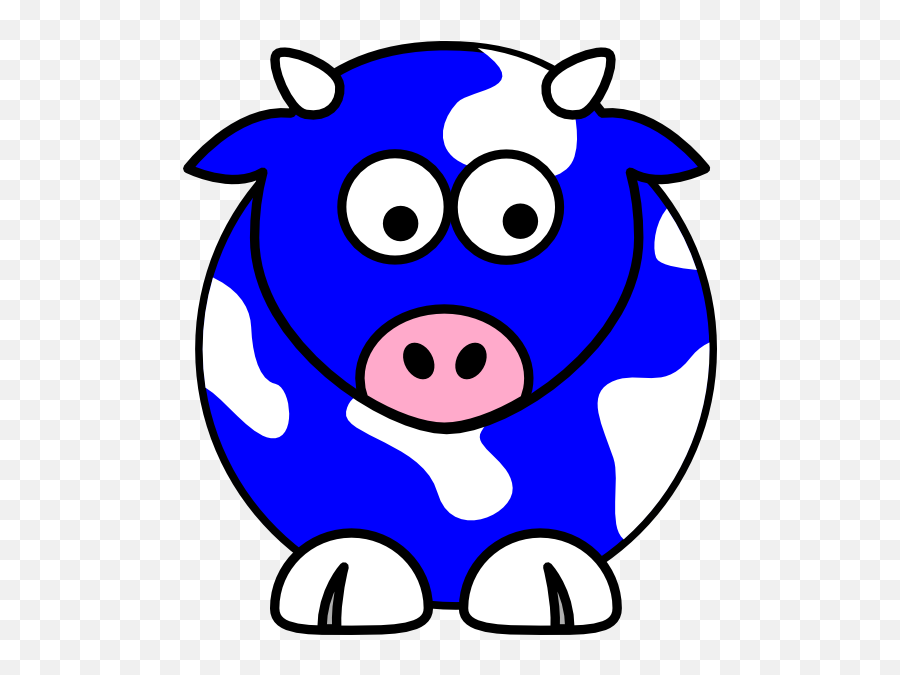 Clip Art Cow Pictures - Purple Cow Emoji,Cow Clipart