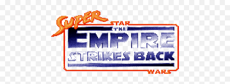 Logo For Super Star Wars The Empire Strikes Back By - Language Emoji,Star Wars Empire Logo