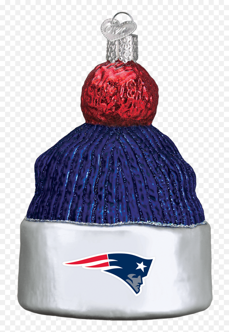 Old World Christmas - New England Patriots Beanie Ornament Emoji,New England Patriots Png