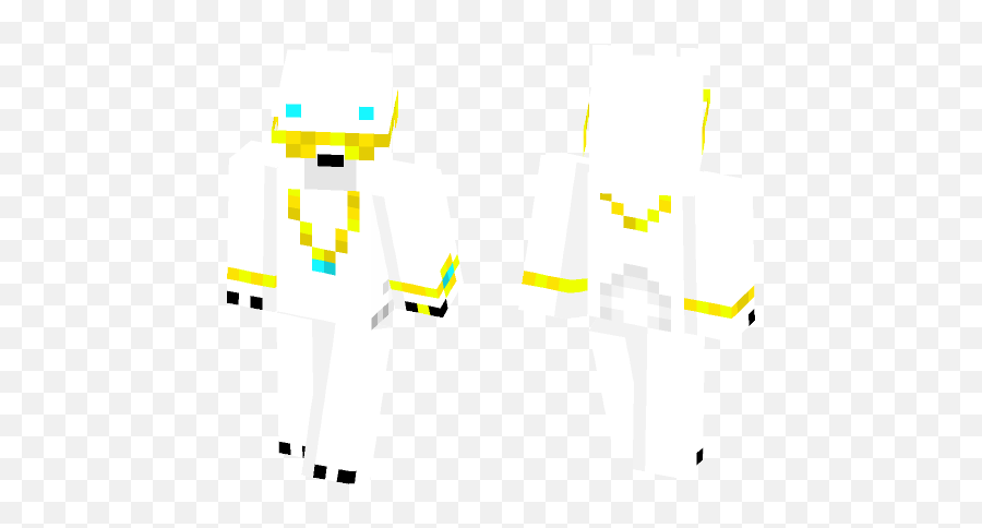 Download Pimp Polar Bear With Gold Chain Minecraft Skin For - Minecraft Emoji,Gold Chain Png