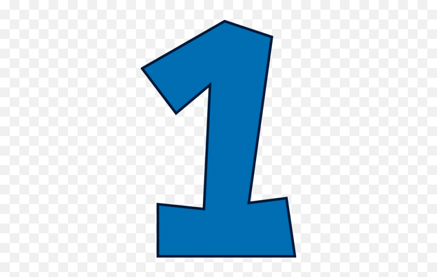 Number 1 Png Number 1 Transparent Background - Freeiconspng Blue Number 1 Transparent Background Emoji,Art Png